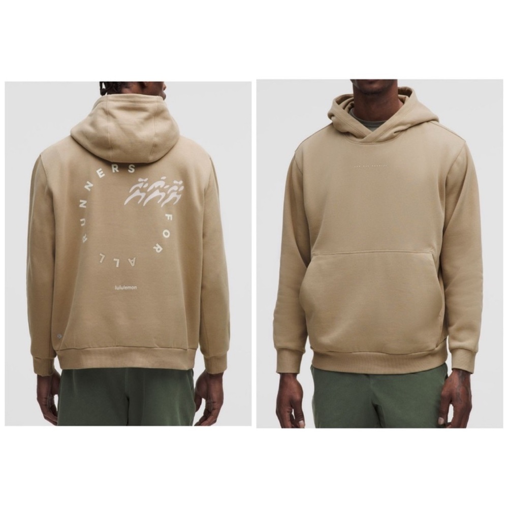 Lululemon Steady State Hoodie Sheer Oak Runner’s Graphic